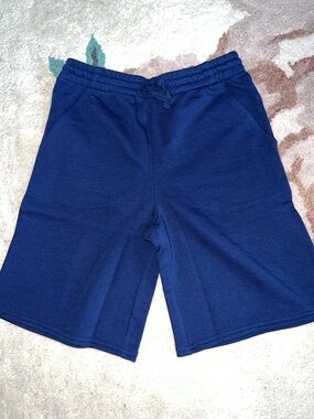 NEW Epic Threads Boys Pull On Blue Knit Drawstring Shorts